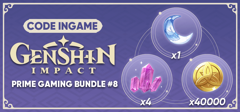 Code Genshin Impact Prime Gaming Bundle #8